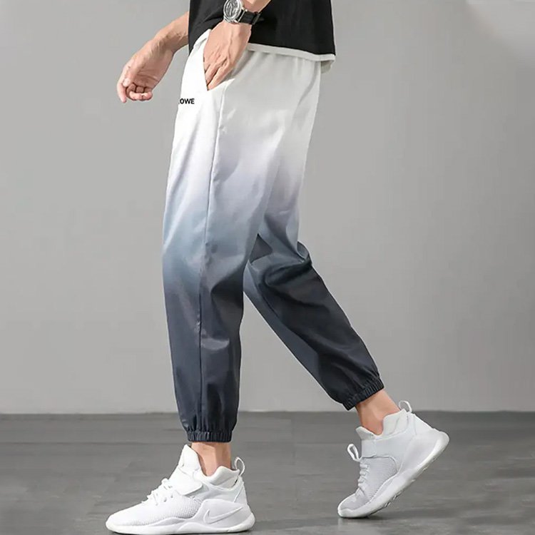 그라데이션 컬러 남성 팬츠