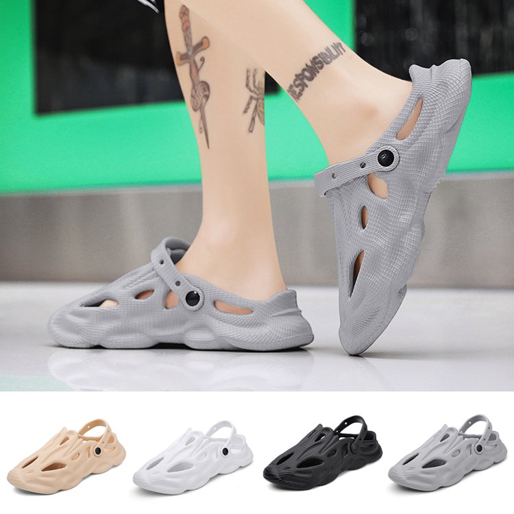 남성 패션 펀칭 비치 샌들