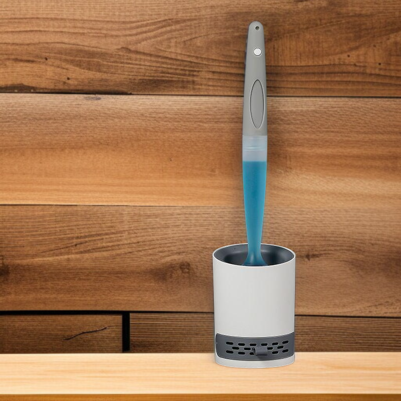 걸 수 있는 화장실 브러시 세트 사용 예시