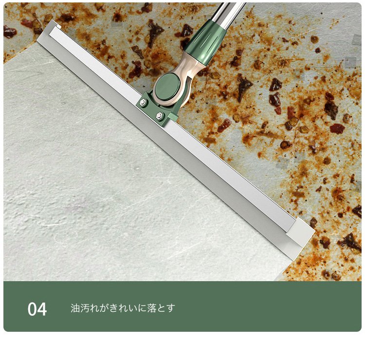 軽量な魔法のほうきを片手で持つ女性