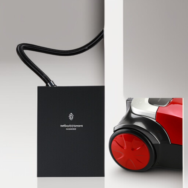 Versatile vacuum cleaner for carpets and hard floors