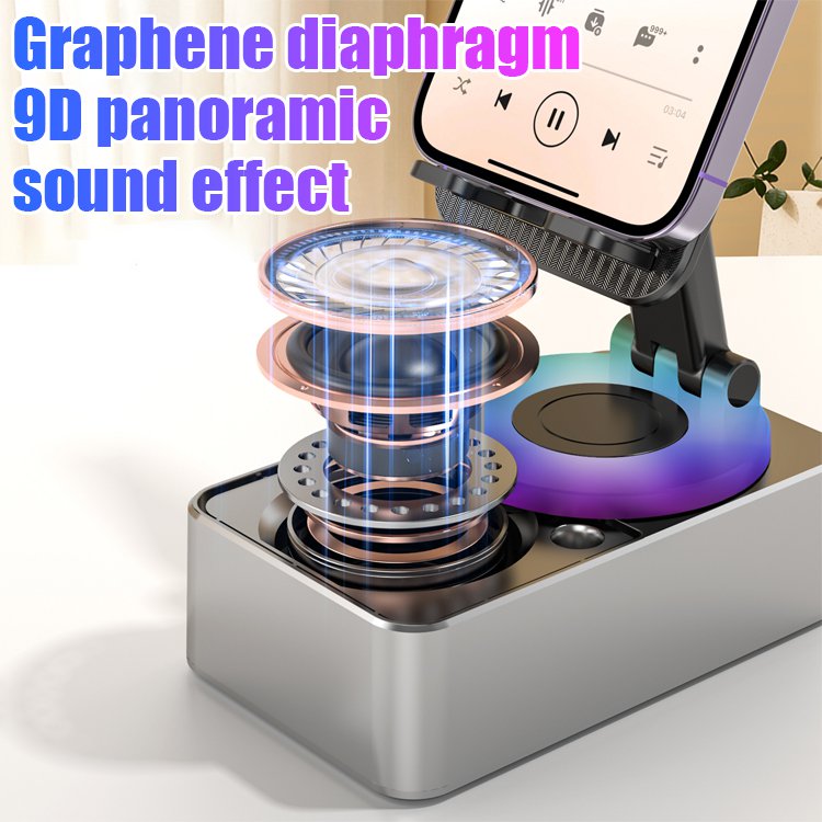 Lazy People Must-have Bluetooth Speaker Power Bank Holder