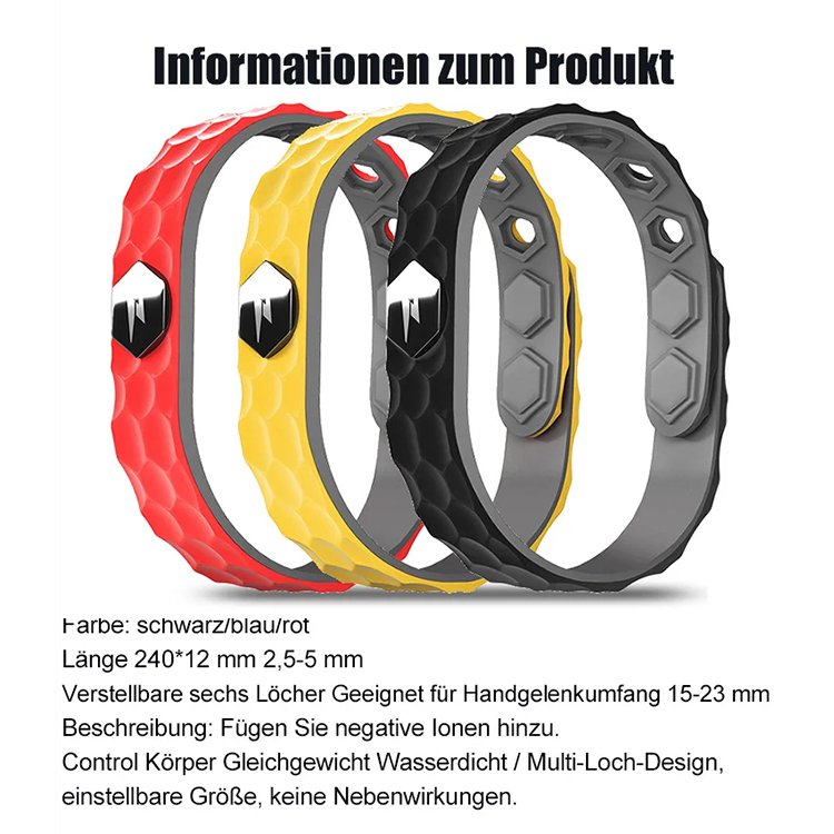 Antistatisches Ionisiertes Silikonarmband