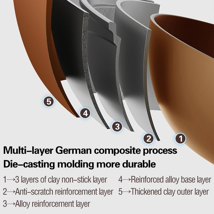 Pottery clay non-stick micro pressure cooker