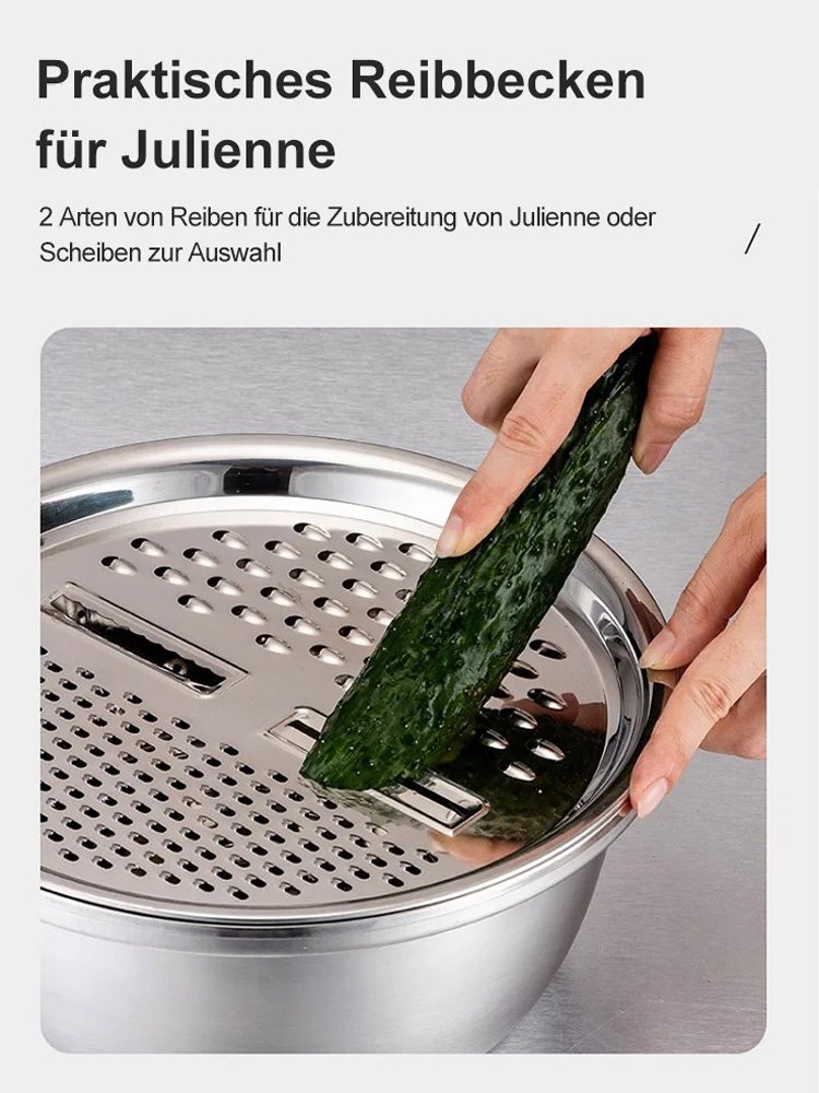 Reibenbecken, dreiteiliges Set