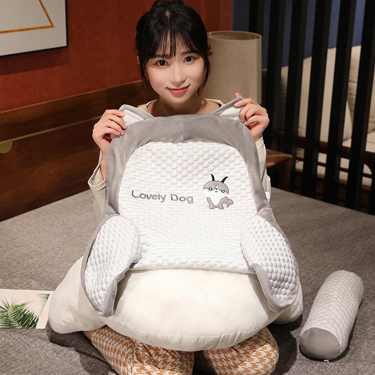 涼感アイスシルク2in1多機能クッション