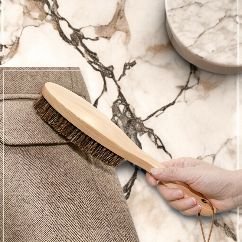 ダスト除去機能付き衣類ケアブラシ