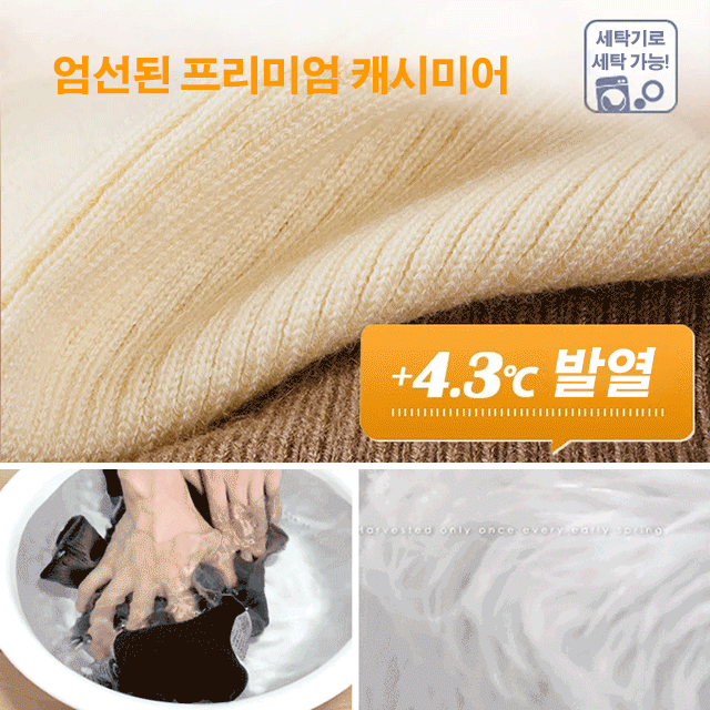 남성 무지 목폴라 니트