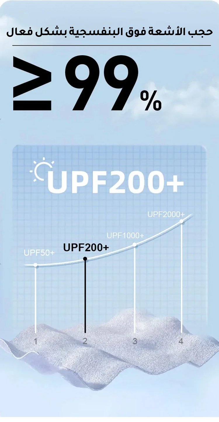 أكمام حماية من الأشعة فوق البنفسجية للأنشطة الخارجية