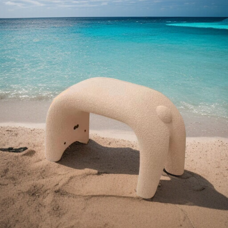 북유럽 캐릭터 동물 디자인 화장대 전면 이미지