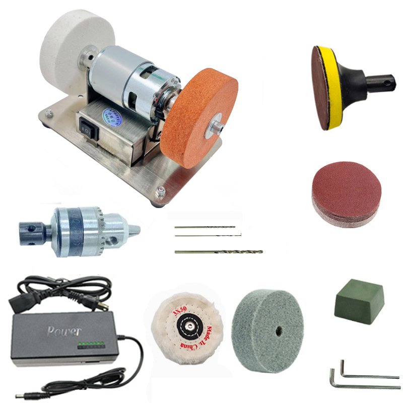 더블 그라인+드릴 척+폴리싱 세트-유럽 규격