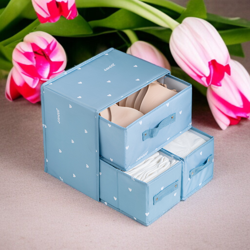 引き出し式衣類収納ボックスの設置例