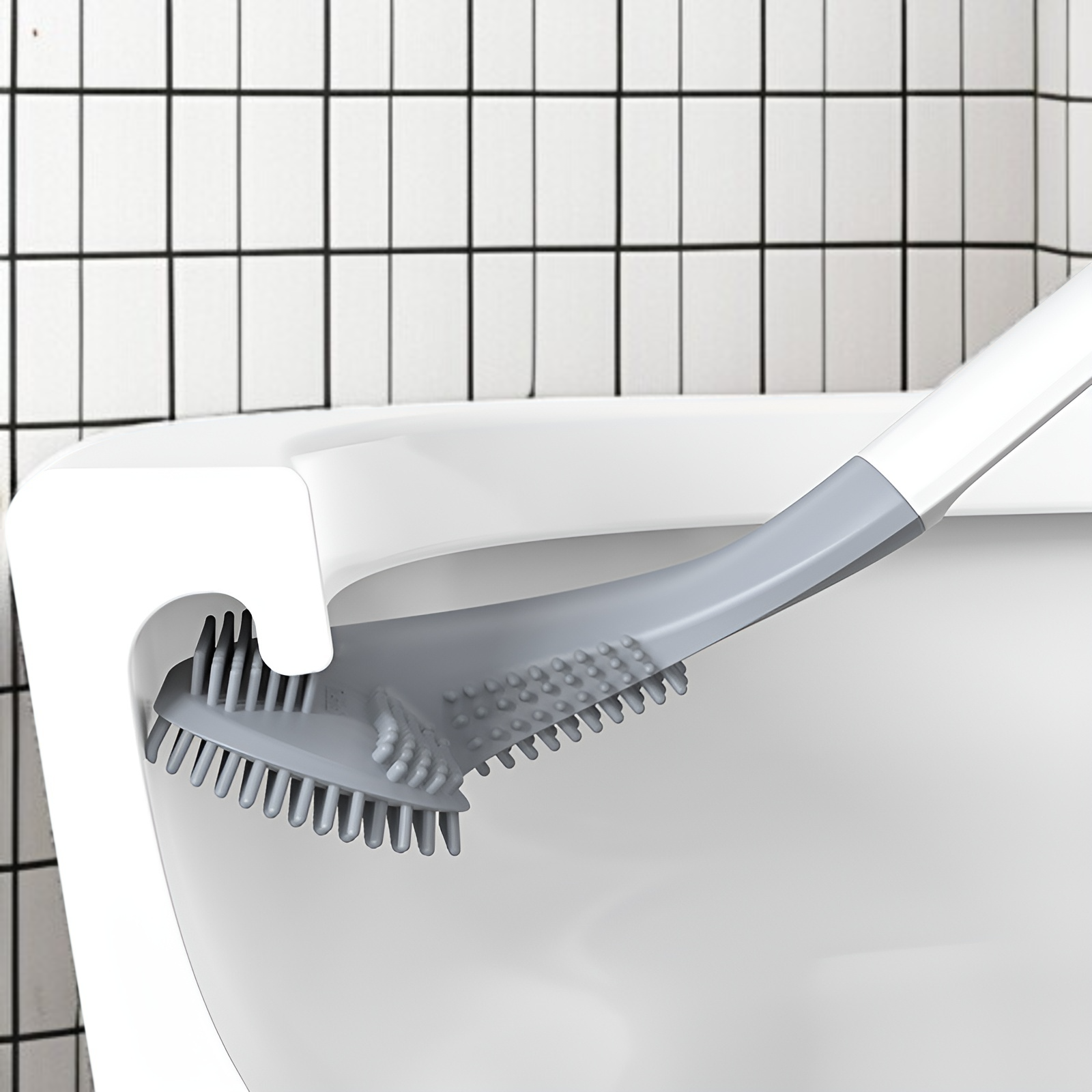 360°回転式トイレ掃除ブラシ