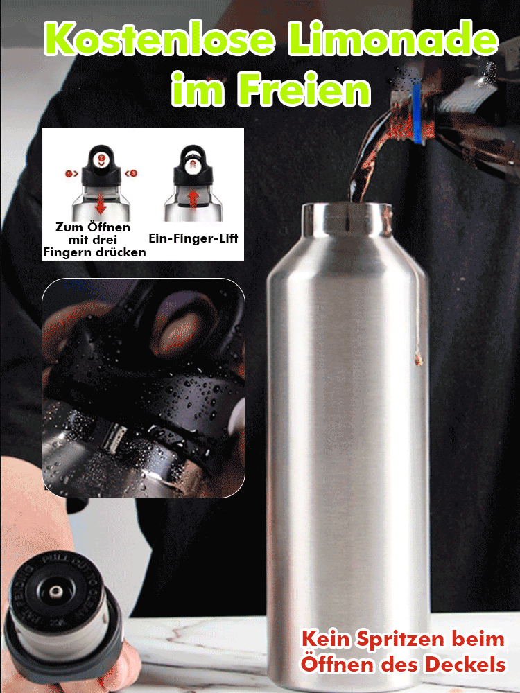 One Second Instant Open】Speed Open Cup Auto Thermobecher