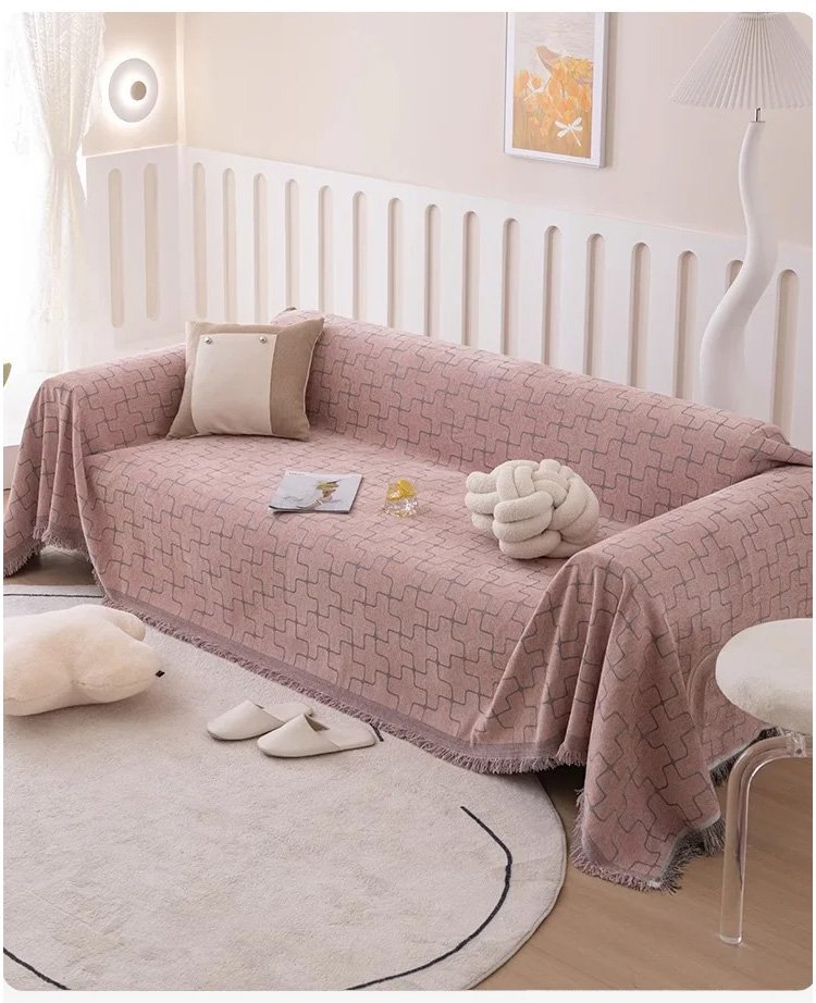 四季用のおしゃれなソファカバー