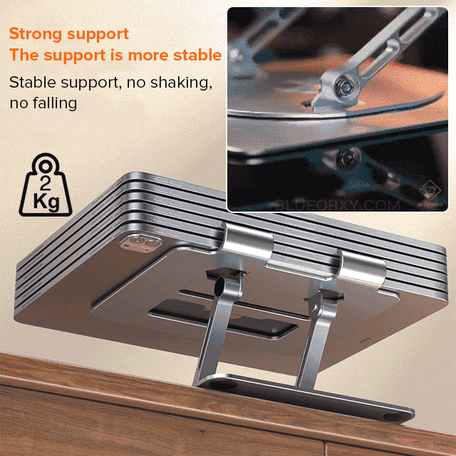  Soporte giratorio de aluminio de 360°