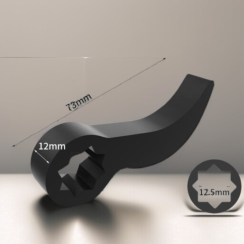 쇠뿔식 구조로 설계된 전동축 전용 공구 디테일