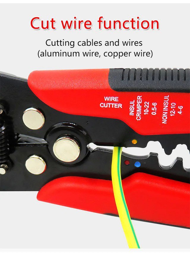 Automatic Wire Stripper Demonstrating Clean Cuts