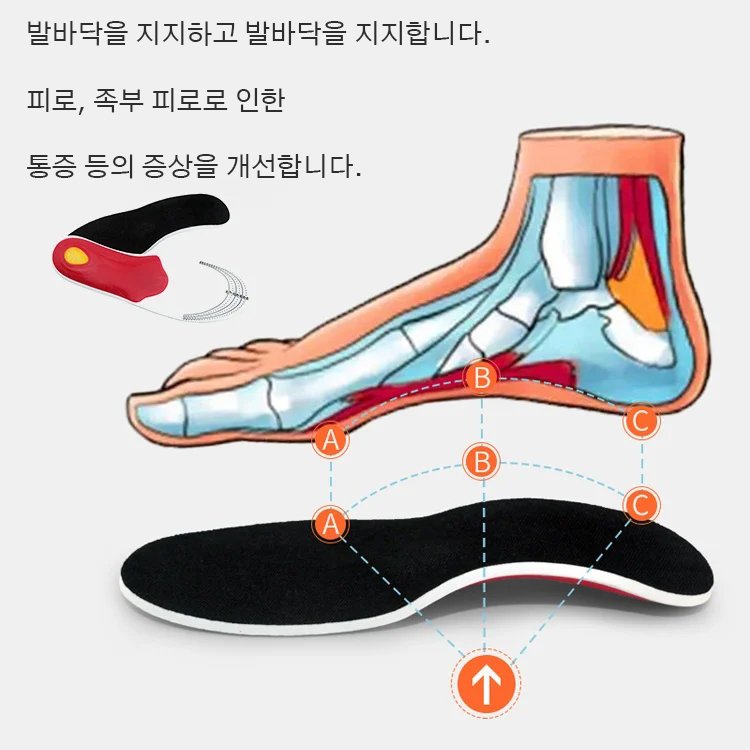 아치 지원 깔창