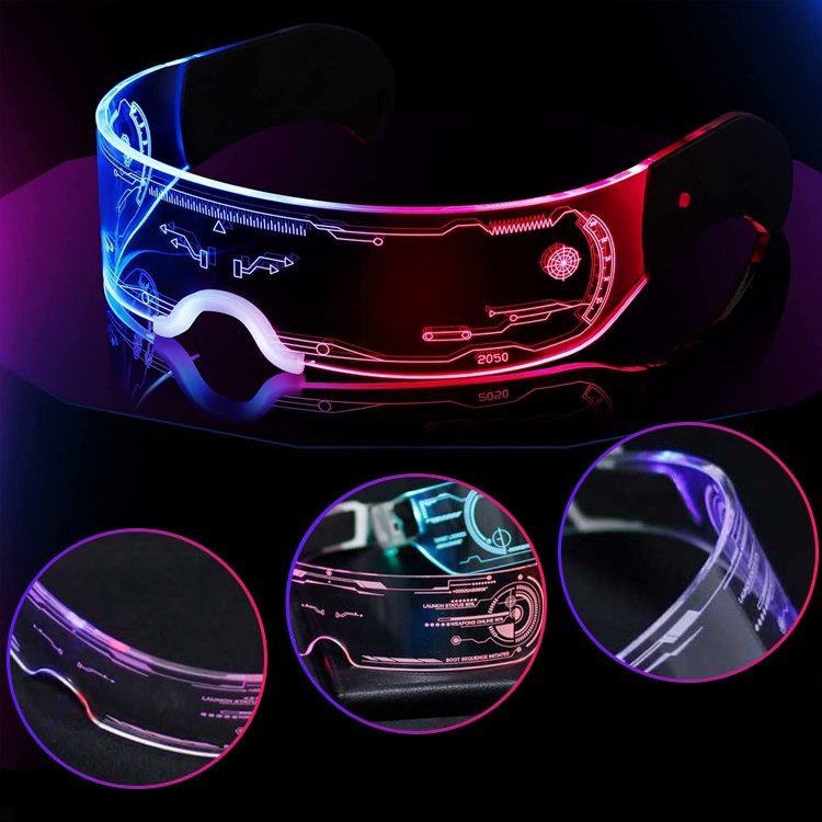 LED 사이버펑크 안경
