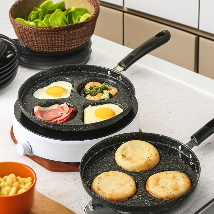 キッチンに置いた多機能フライパンのイメージ