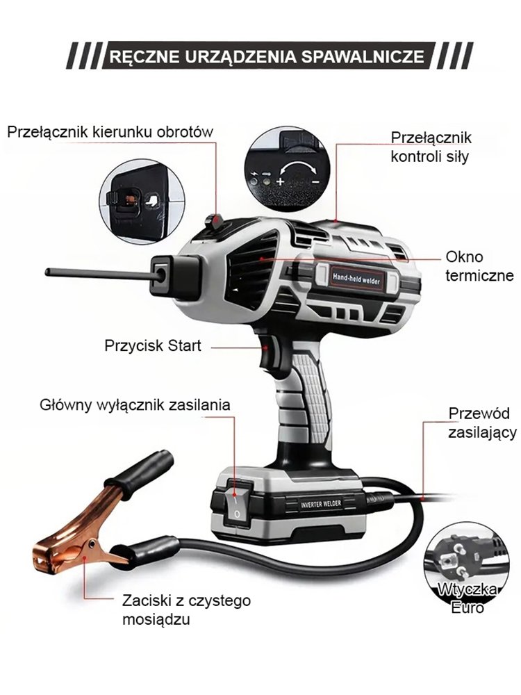 Mała spawarka inwertorowa do użytku domowego