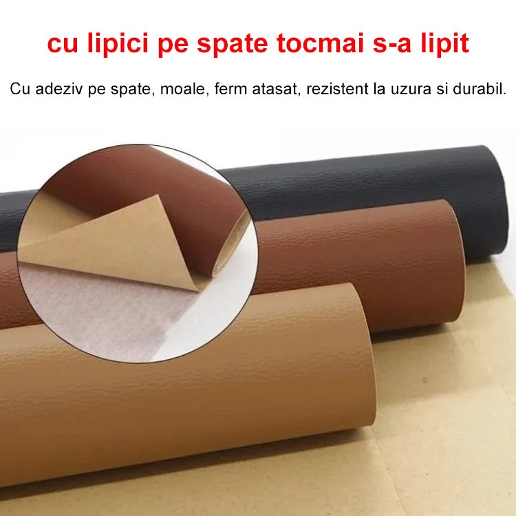 Autocolant autoadeziv din piele patched canapea