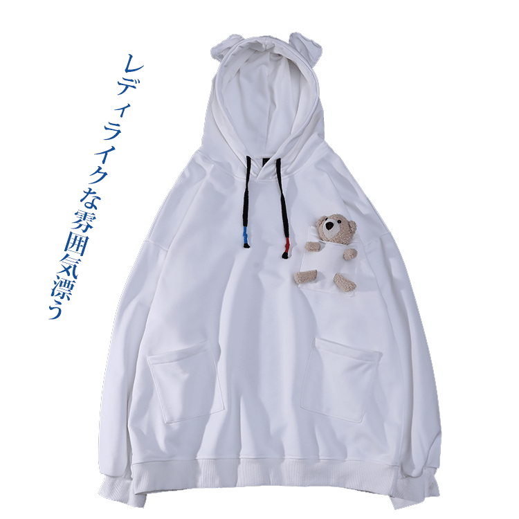 フード付きパーカー