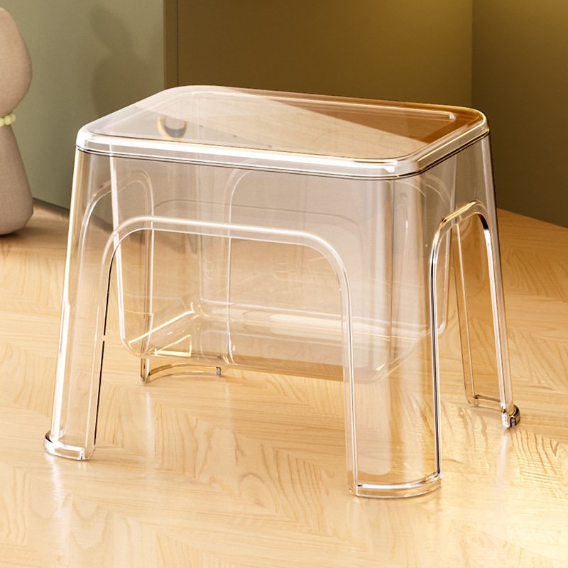Clear Multifunctional Storage Stool