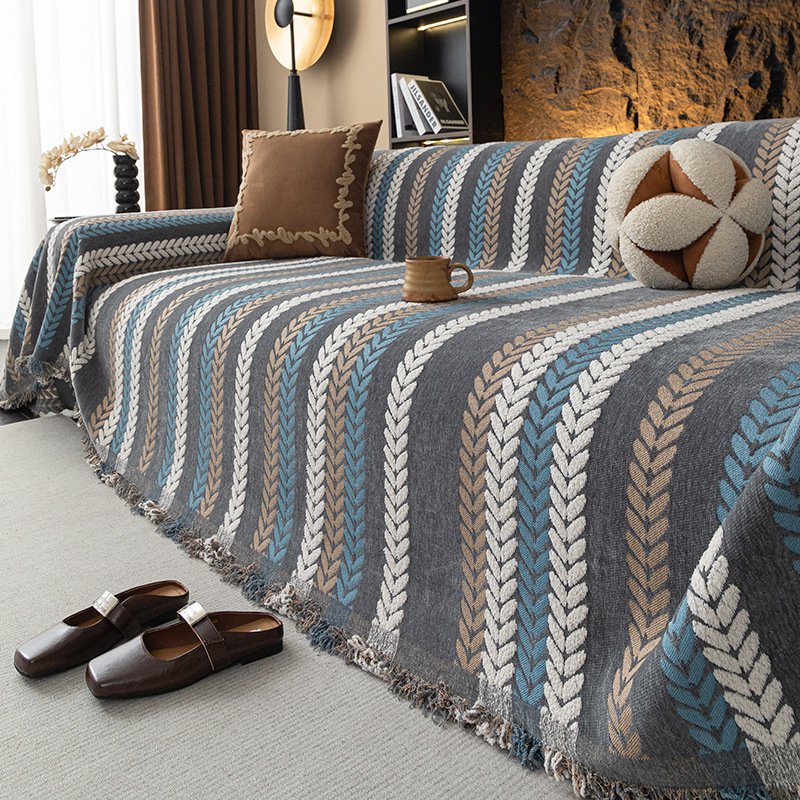 レトロスタイルソファカバー