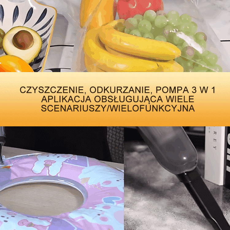 Ręczny odkurzacz samochodowy/domowy