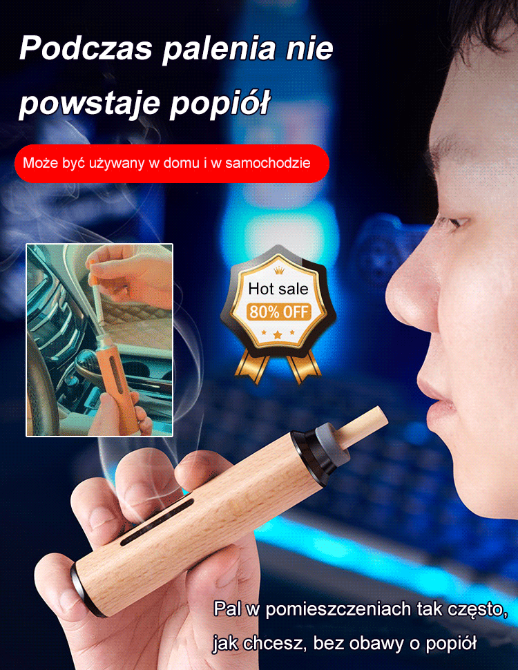 [Usuń bezpłatną popielniczkę] Przenośna popielniczka