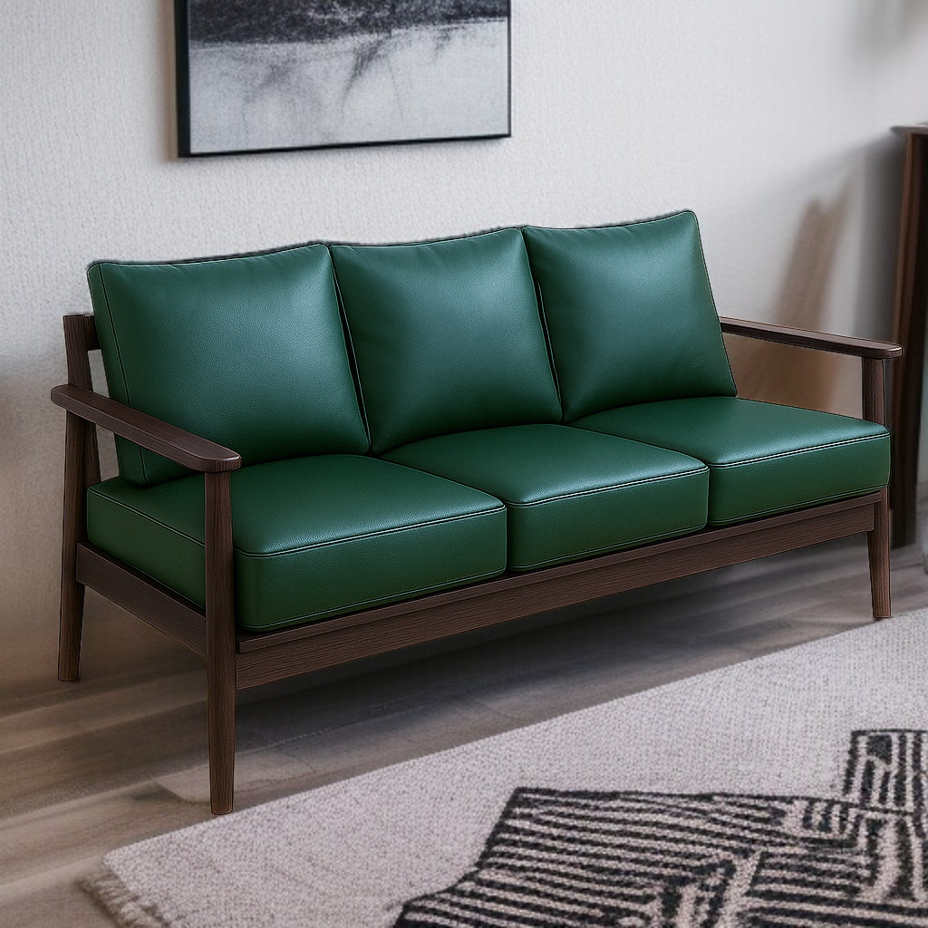 Modern anti-slip sofa cushion covers in premium faux leather