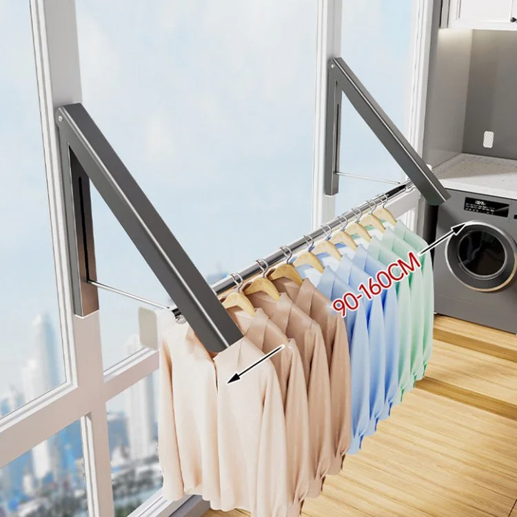 折りたたみ式三角形物干しラック