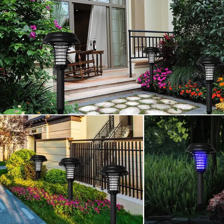 2wayガーデン電撃殺虫ソーラーライト