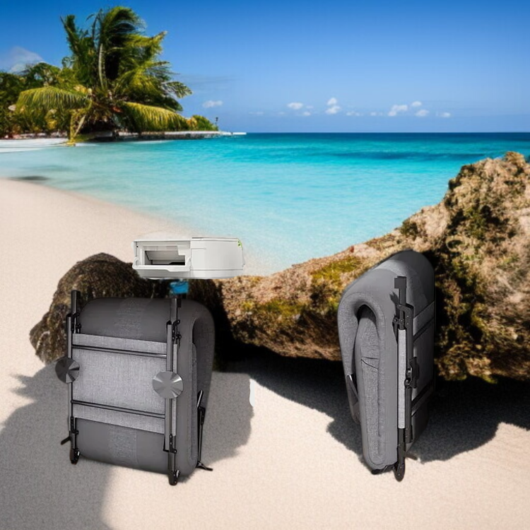 네발 조절 기능이 적용된 리클라이너