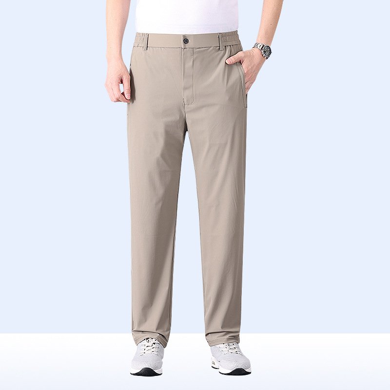 Ice Silk Stretch Quick-Dry Casual Pants