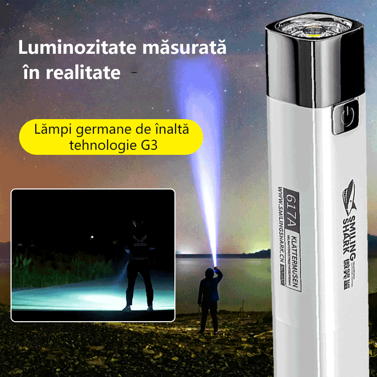 Lanternă multifuncțională luminoasă