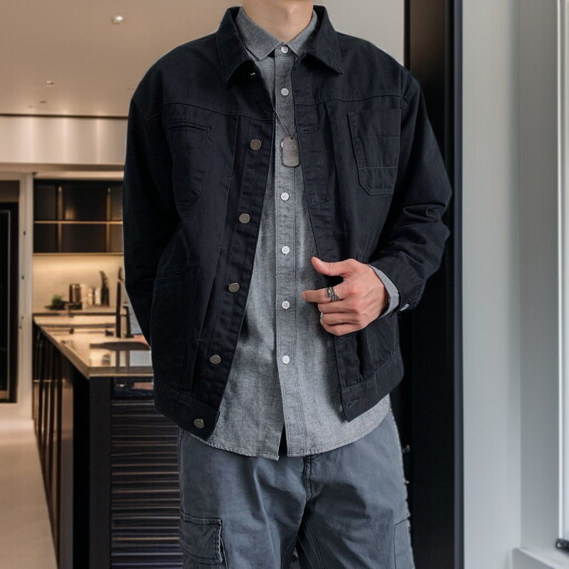 スタイリッシュなワークウェアジャケットメンズ