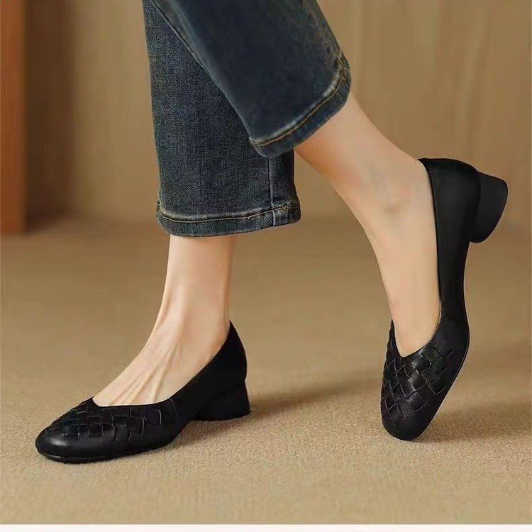 レディース本革パンプス