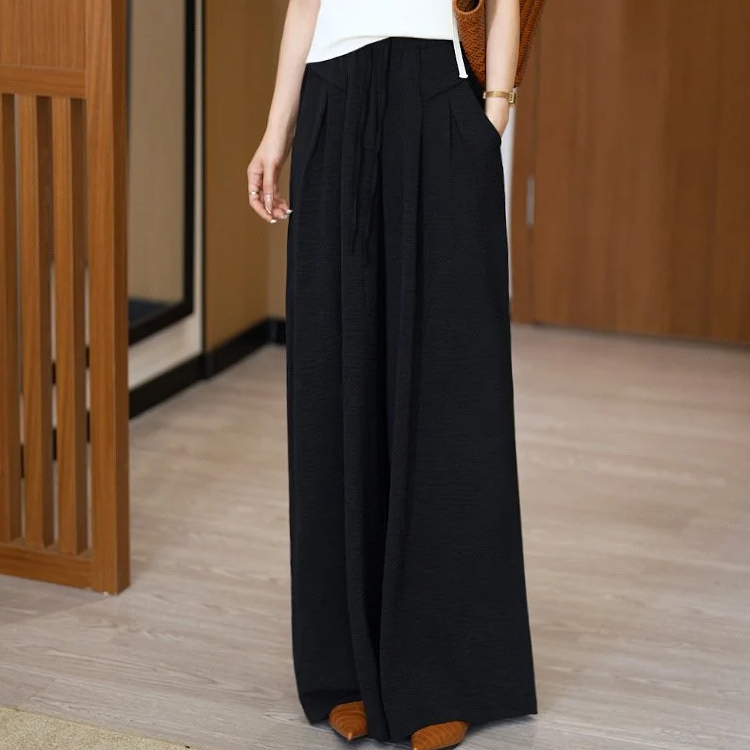 ハイウエストワイドパンツ