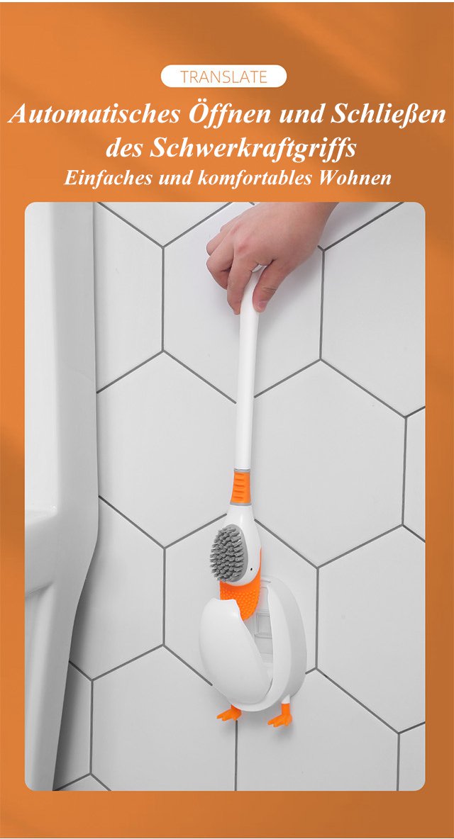 Badezimmer Zubehör - 2-in-1 WC-Bürste