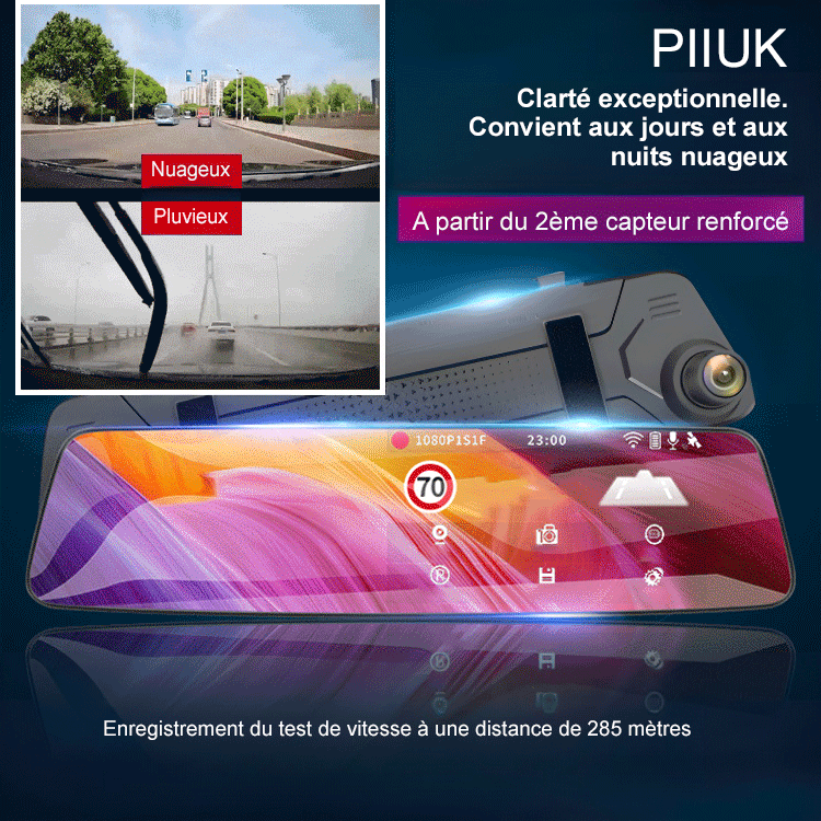 Caméra d'enregistrement automobile HD ultra-mince