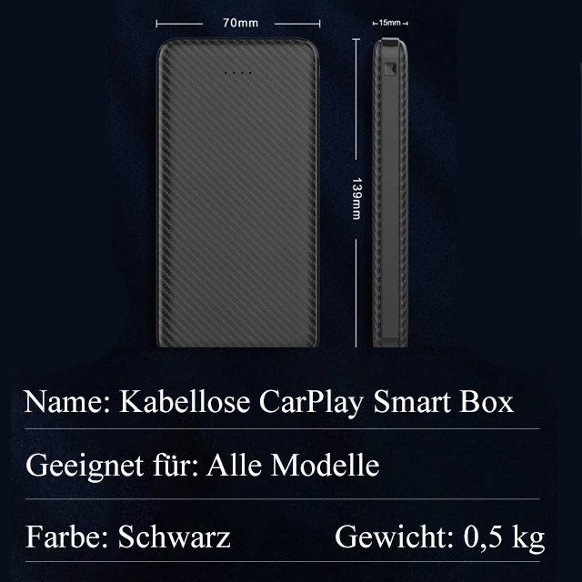 Drahtlose CarPlay-Auto-Box mit intelligenter Navigation