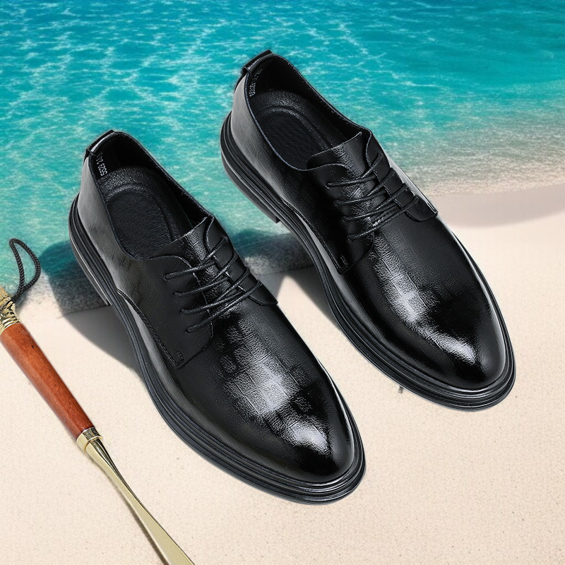 겨울 기모 정장 구두 남성 패션