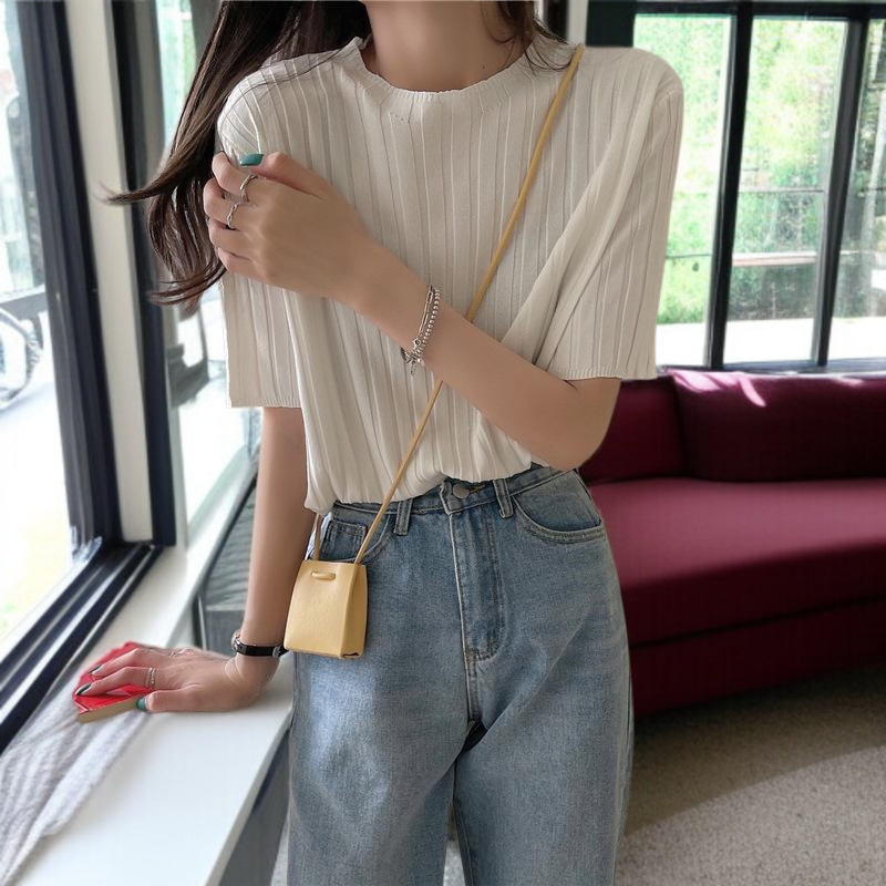 여성 여름 필수 아이템 박시 니트 상의