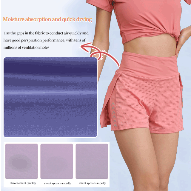 High-elastic quick-drying pocket sports pants