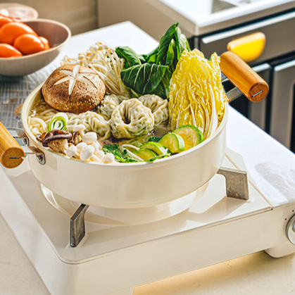 IH対応の家庭用ノンスティック鍋