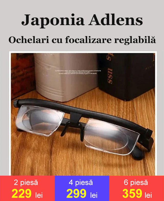 Ochelari cu focalizare reglabilă