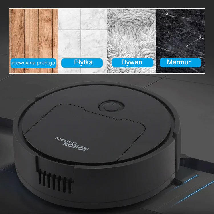 Mini inteligentny robot zamiatający 3 w 1